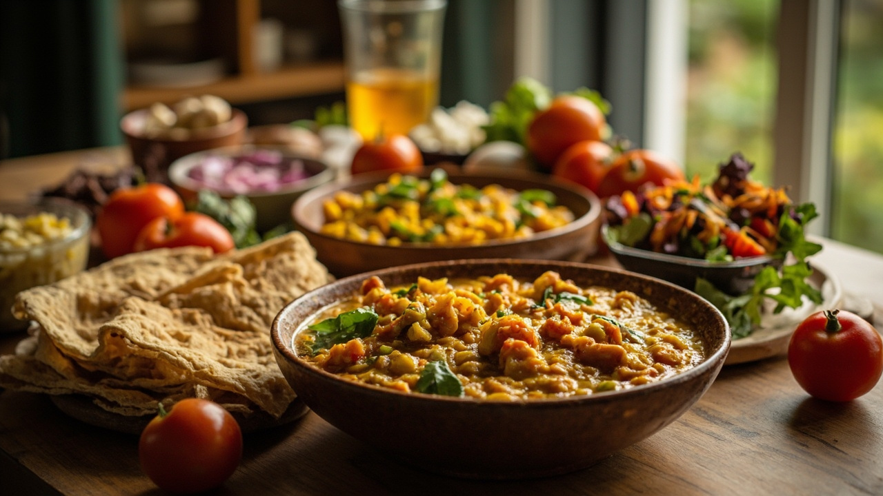 Healthy Indian home-cooked meals