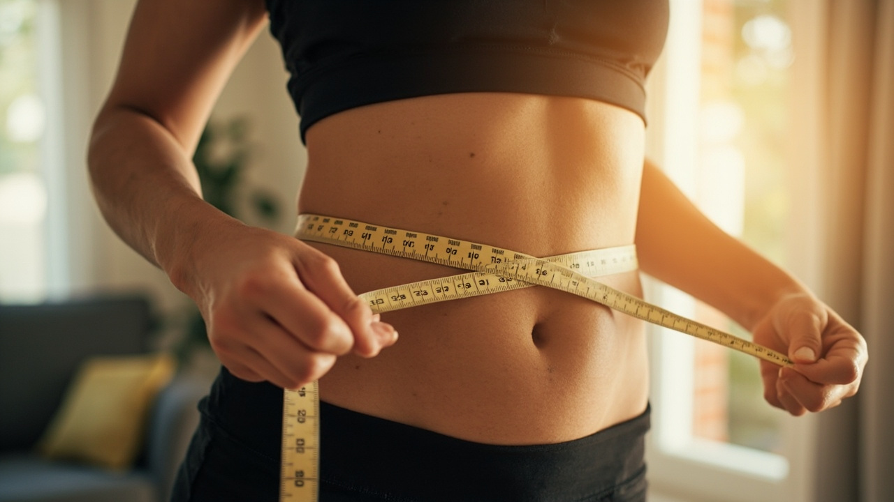 Progress tracking with waist measurement