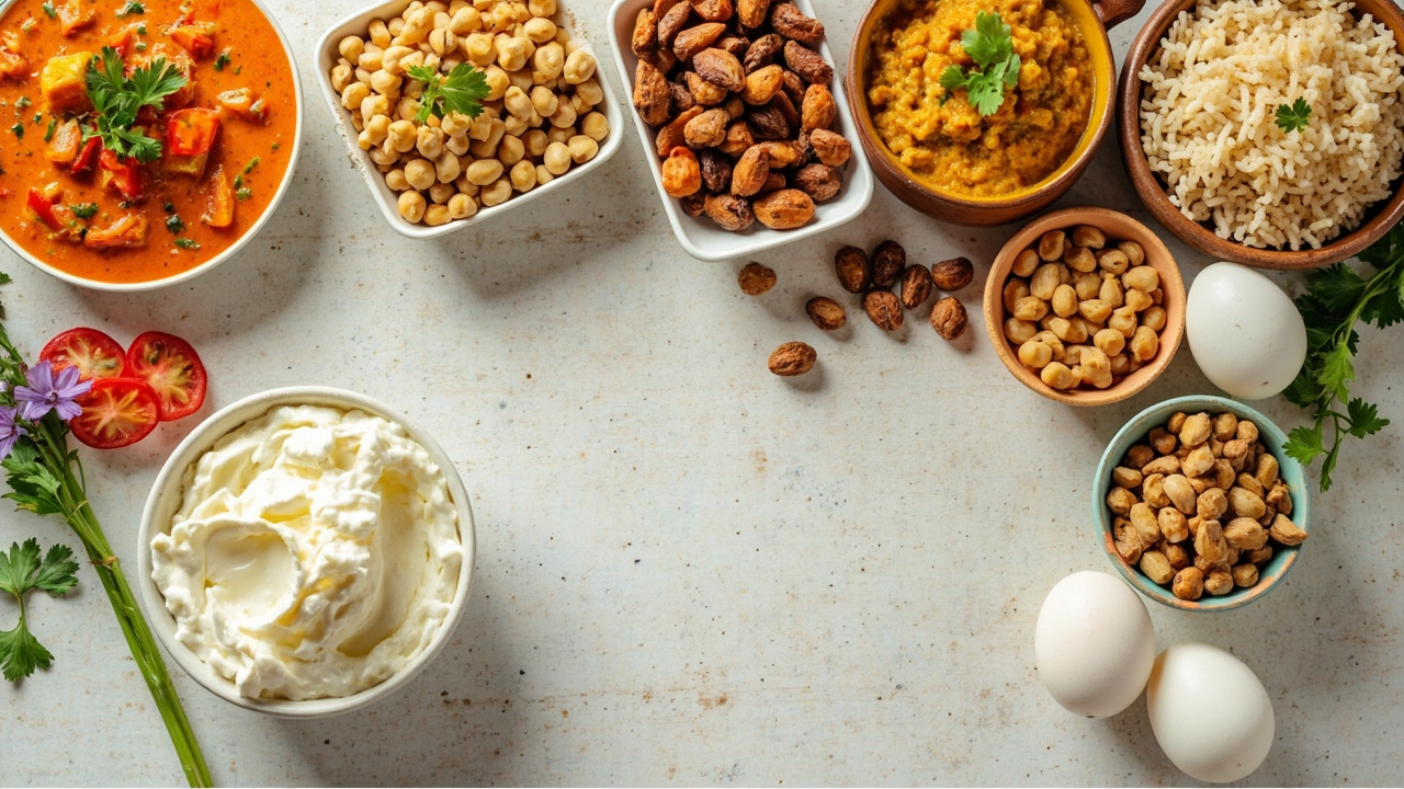 High protein Indian foods for senior fitness
